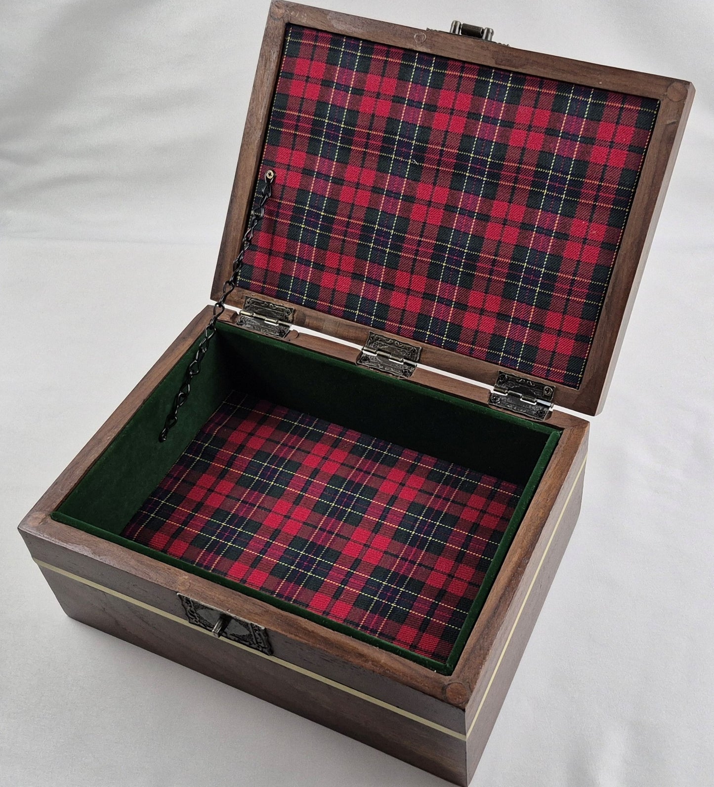 Walnut Keepsake Box with a Canarywood Top