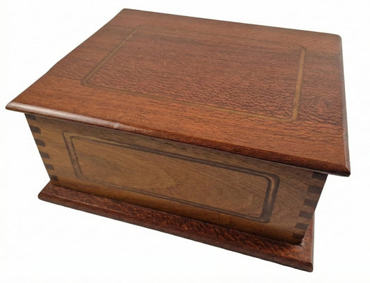 Lacewood & Mahogany Keepsake Box with LED Lighting