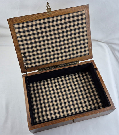 Poplar Keepsake Box with LED Lighting (LB)