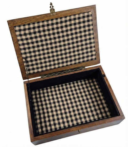 Poplar Keepsake Box with LED Lighting