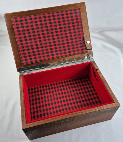 Lighted Mahogamy Keepsake Box (LB)