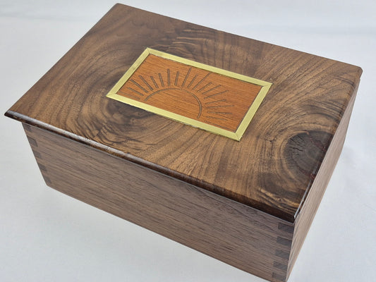 Lighted Walnut Keepsake Box (LB)
