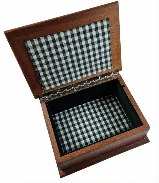 Lacewood & Mahogany Keepsake Box with LED Lighting