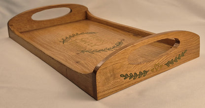 Solid White Oak Serving Tray