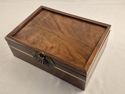 Solid Walnut Keepsake Box
