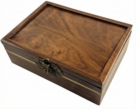 Solid Walnut Keepsake Box