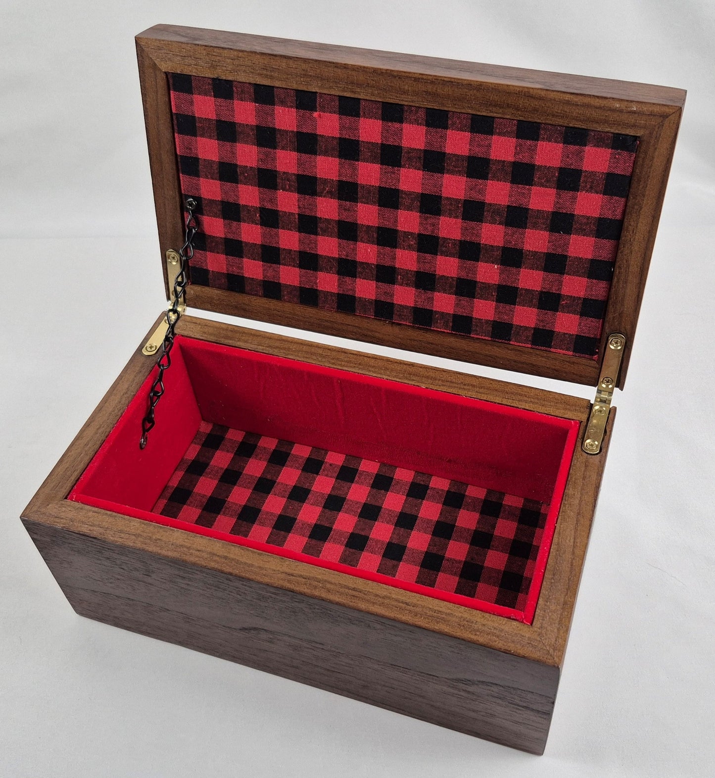 Walnut Keepsake Box with a Canarywood Top