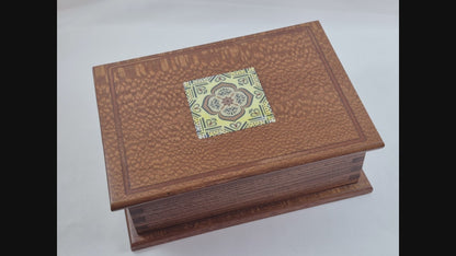 Lacewood & Zebrawood Keepsake Box with LED Lighting (LB)