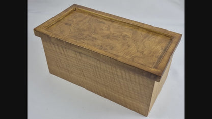 Lighted Keepsake Box with Two Different Types of Veneer (LB)